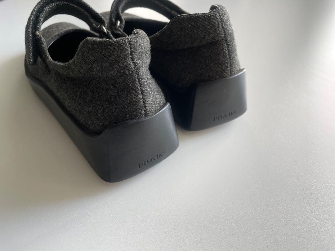 靴 PRADA FW1998 SQUARE TOE SHOES 36 1/2