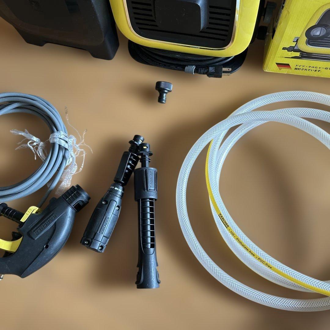 KARCHER 高圧洗浄機 K MINI 自吸用ホース付き