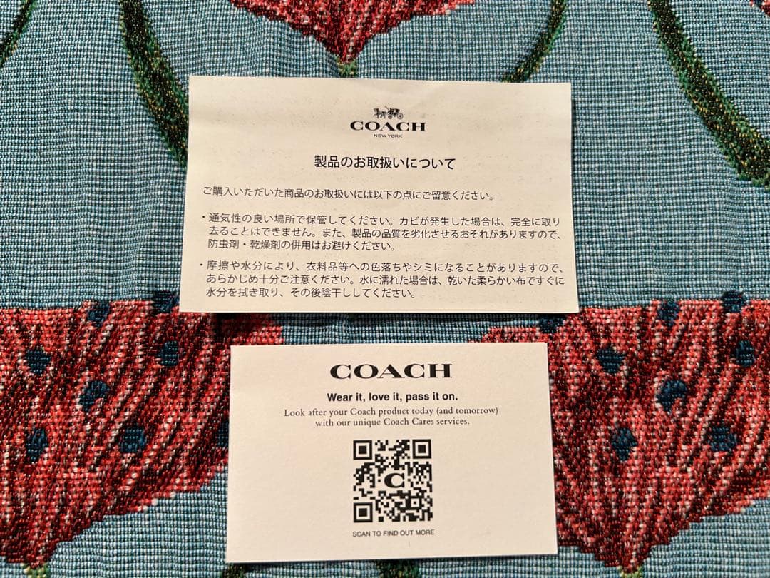 COACH長財布　チェリー