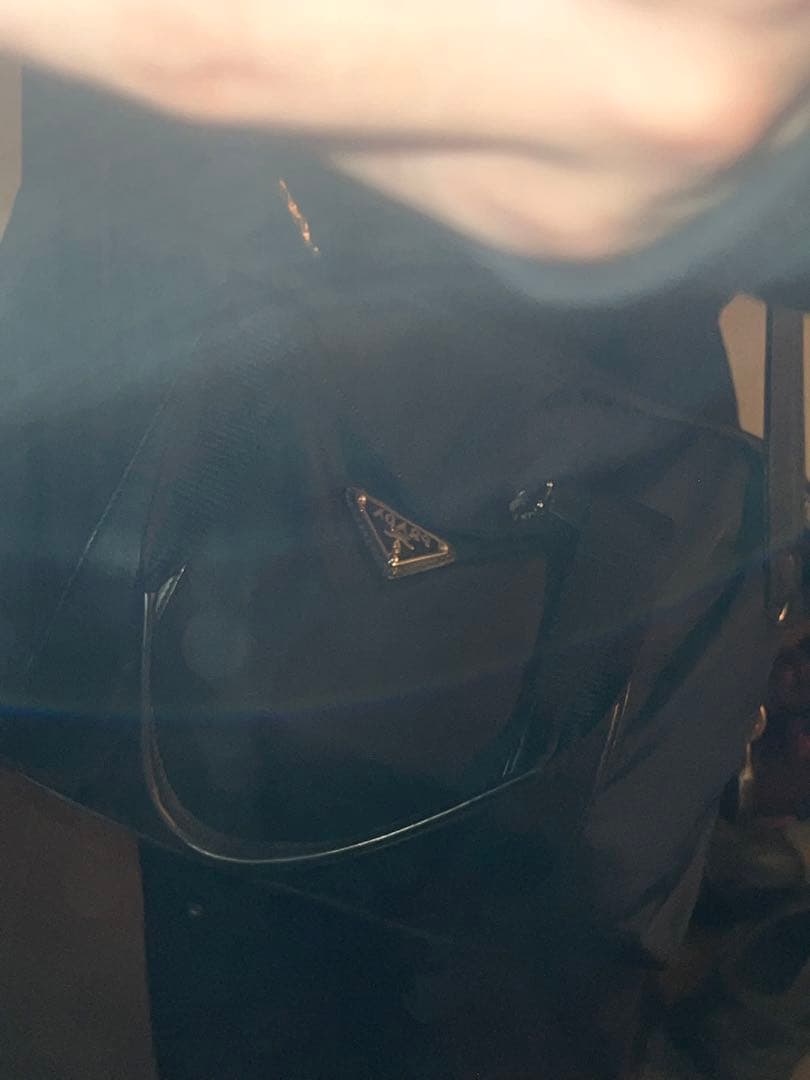 ま*ら様 PRADAブラック ボストンバッグ