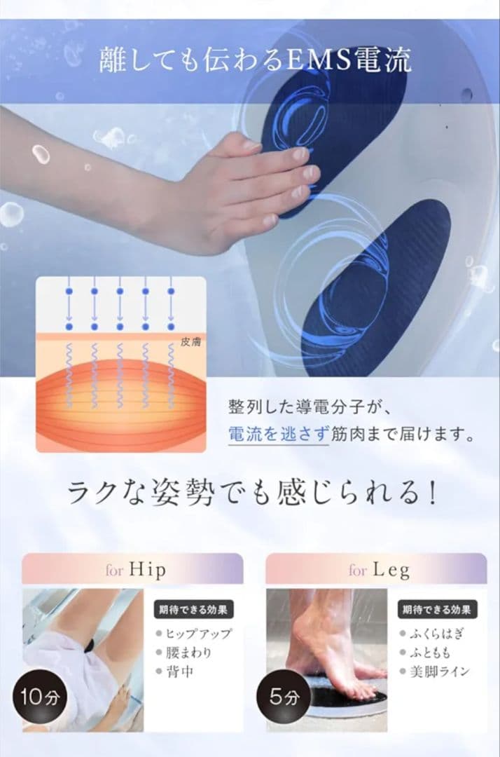 wavewave EMSバスパッド 美尻メイキング
