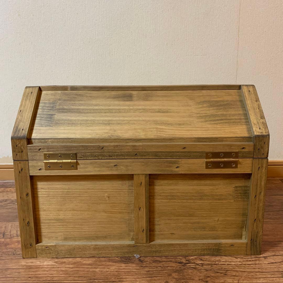 【るるるん】海賊宝箱 ■ アメリカン雑貨 木箱　アンティーク風木箱