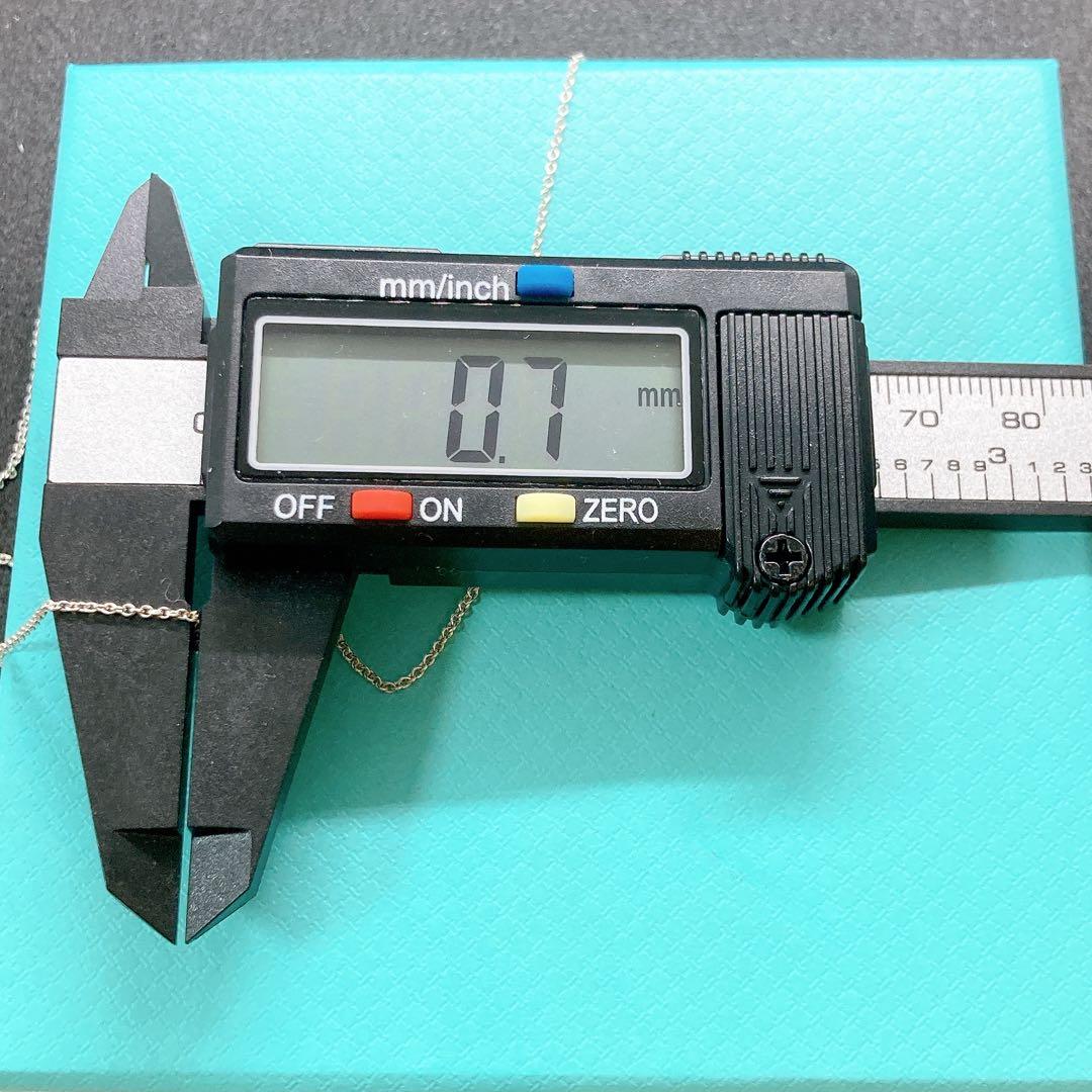 ティファニー ネックレスチェーン 925 シルバー 約46cm PERETTI