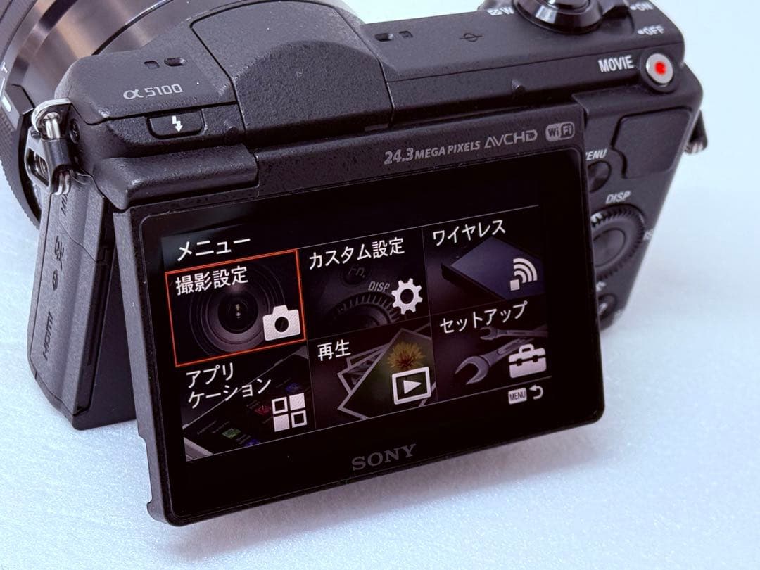 Sony α5100 パワーズームレンズキット 動作確認済 ショット数607回