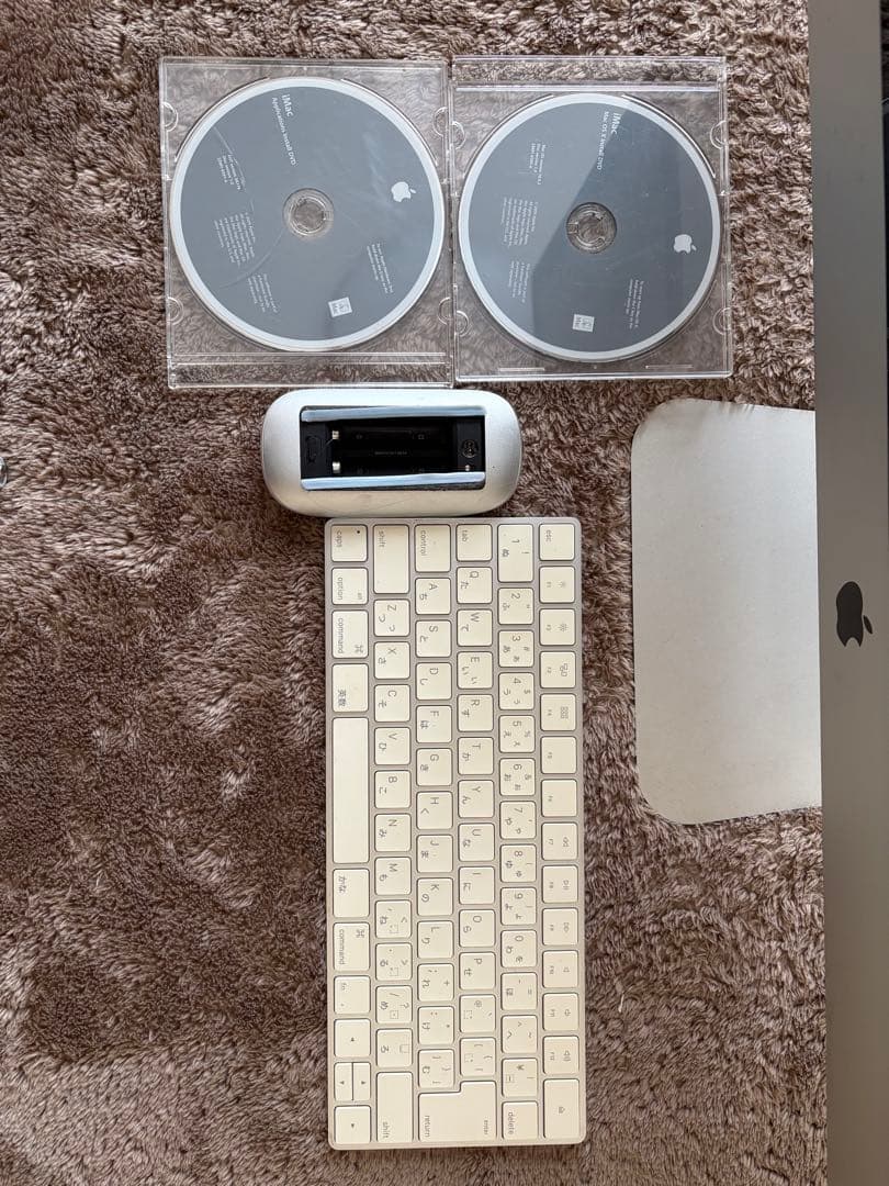 iMac (27インチ, Late 2009) 初期化済 マウス・キーボード