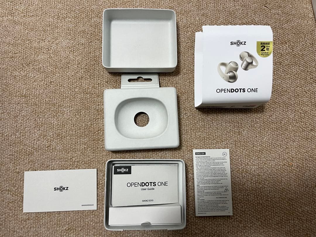 Shokz OpenDots ONE 純正シリコンケース付き