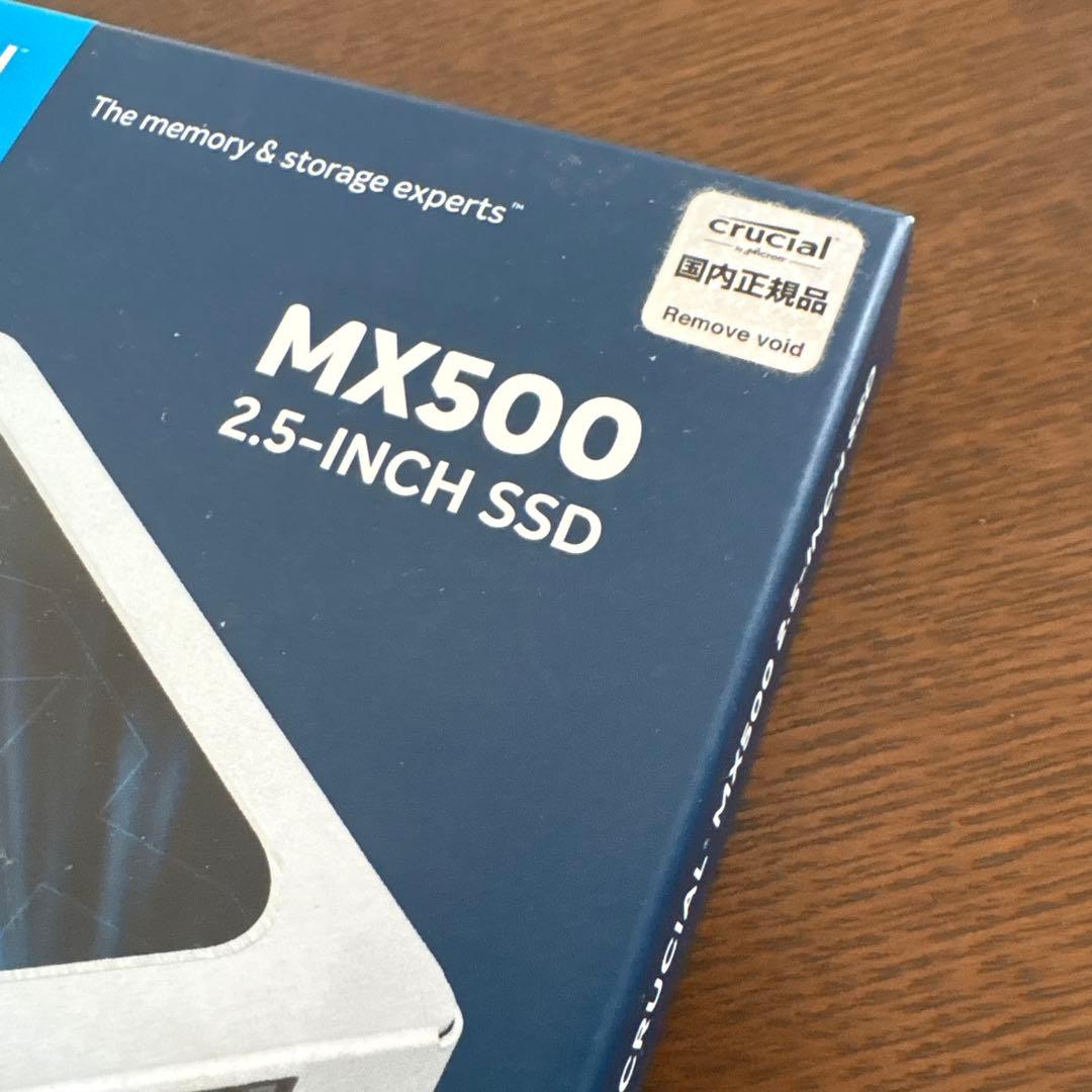 Crucial MX500 2.5インチSSD 1000GB