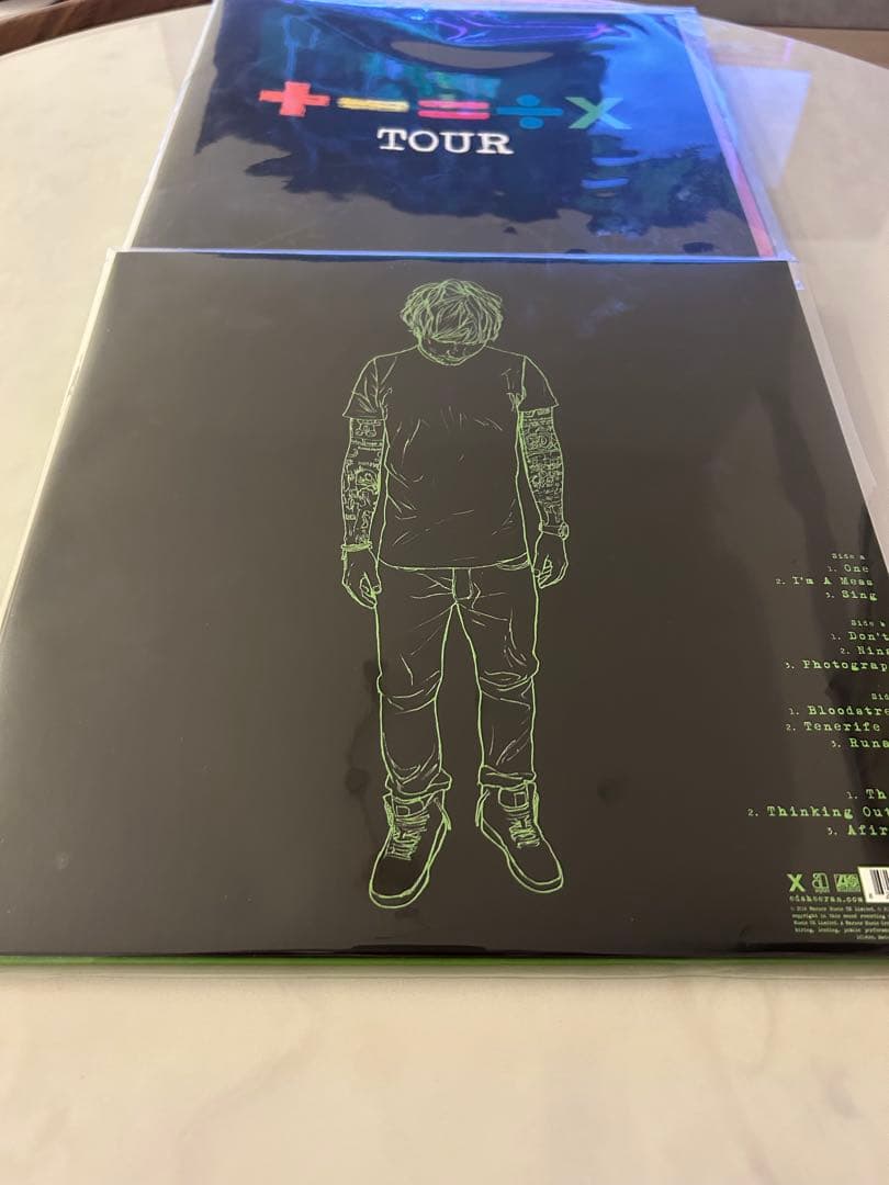 【げんき】エドシーランレコードセット3枚＋tourプログラム