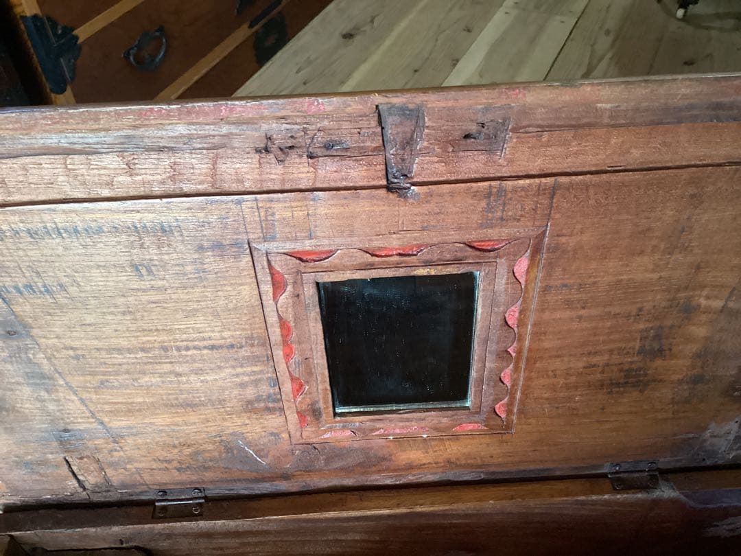 ビィンテージ　木箱　小物入れ　収納家具