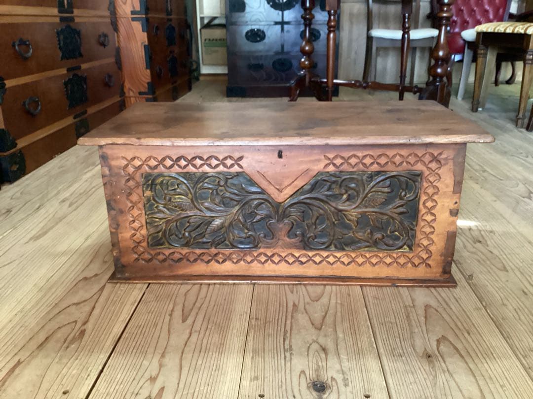 ビィンテージ　木箱　小物入れ　収納家具