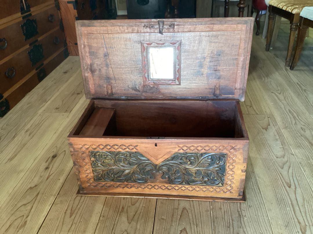 ビィンテージ　木箱　小物入れ　収納家具