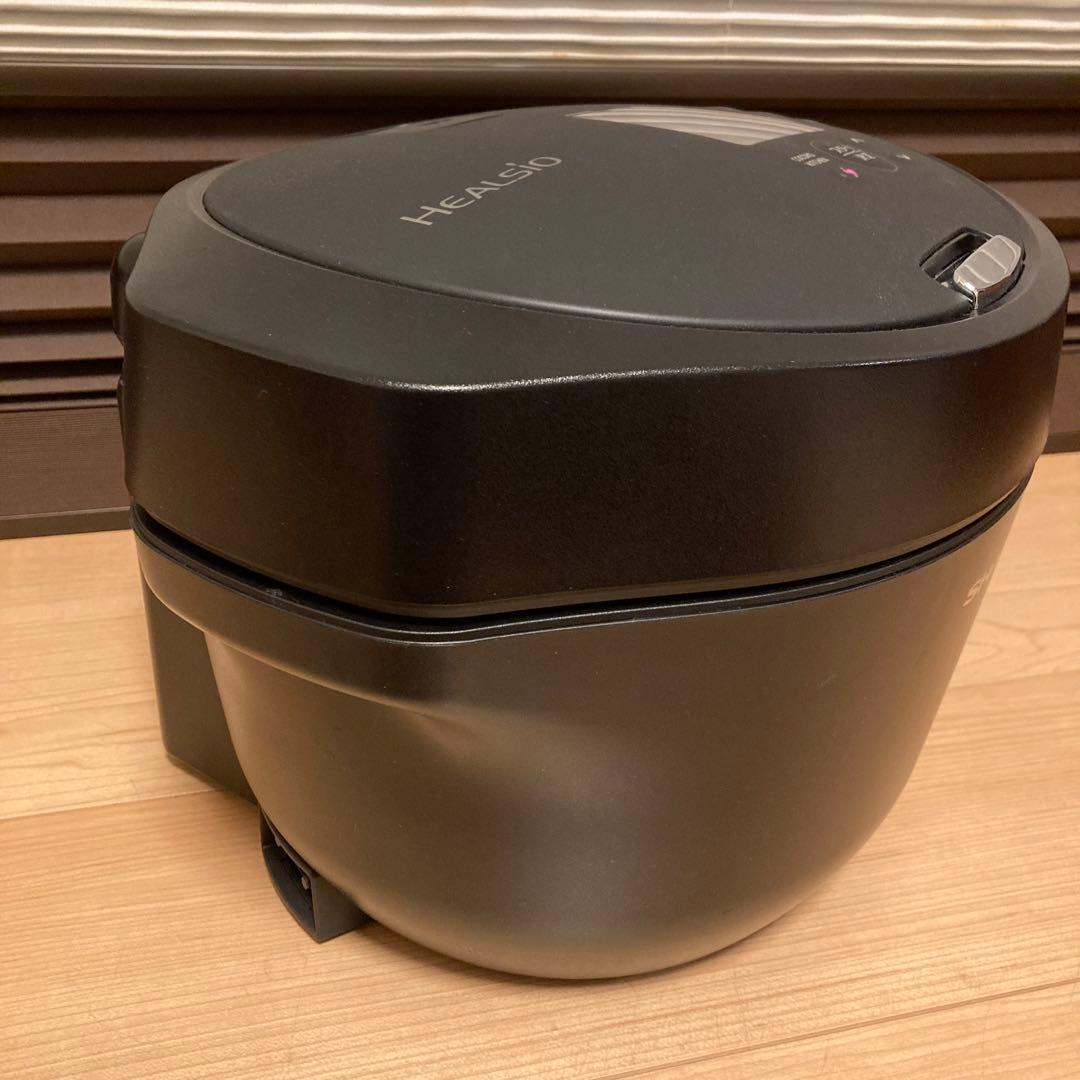 シャープ ヘルシオ ホットクック KN-HW16G-B 電気調理鍋 レシピ本付き