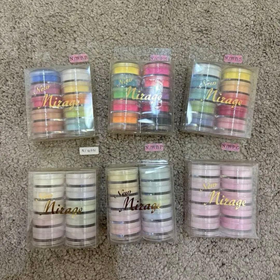 Mirage ミラージュ　カラーパウダー　6セット　まとめ売り