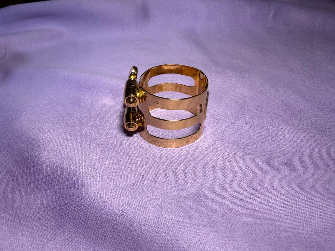 ウッドストーン　旧モデル　リガチャー　アルトサックス用セルマー用 金メッキ