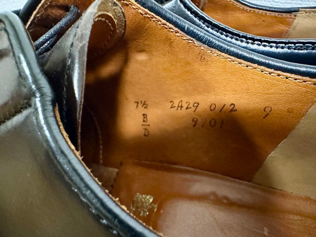 【希少】オールデン　9901 コードバン　ブラック　US7.5D