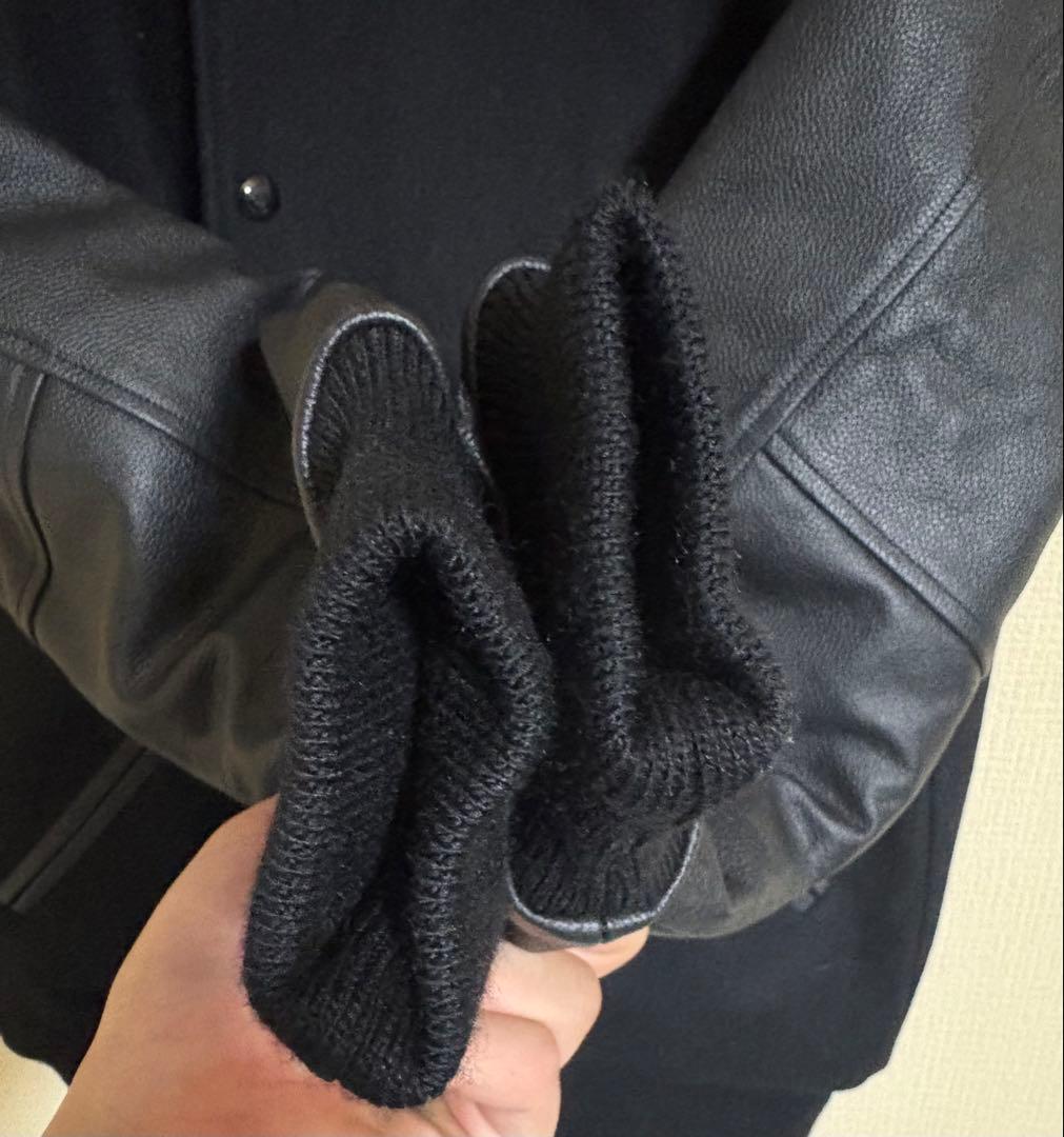 game sportswear スタジャン　バーシティジャケット　ブラック　M