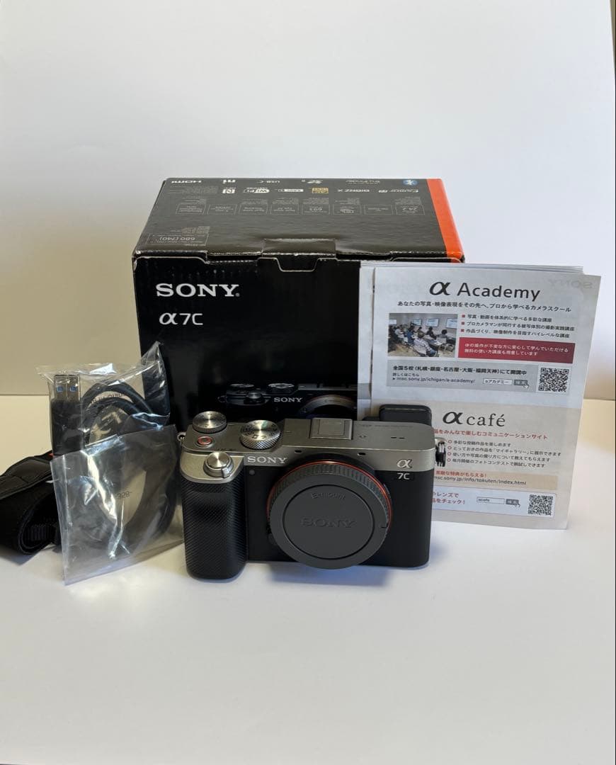 SONY α7C ボディ シルバー ILCE-7C シャッター5827枚