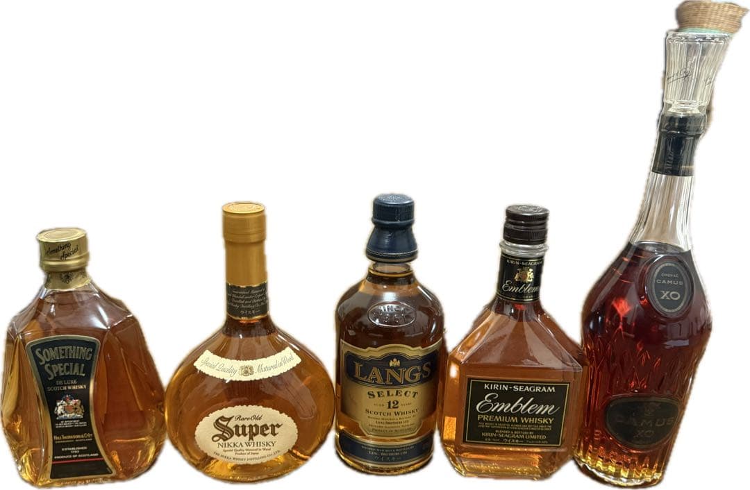 古酒 未開栓 ウイスキー ブランデー 5本 まとめ売り ニッカ カミュ