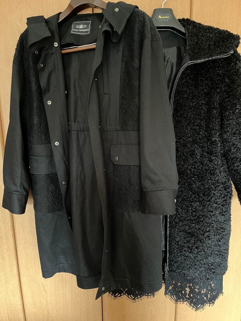 三連休限定グレースコンチネンタルボアライナー付レースモッズコート63800円