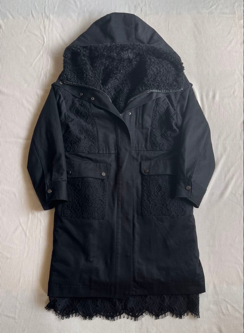 三連休限定グレースコンチネンタルボアライナー付レースモッズコート63800円