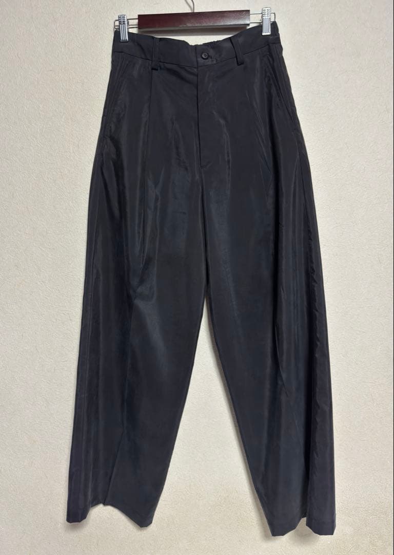 パンツ ssstein SILK NYLON EASY WIDE TROUSERS