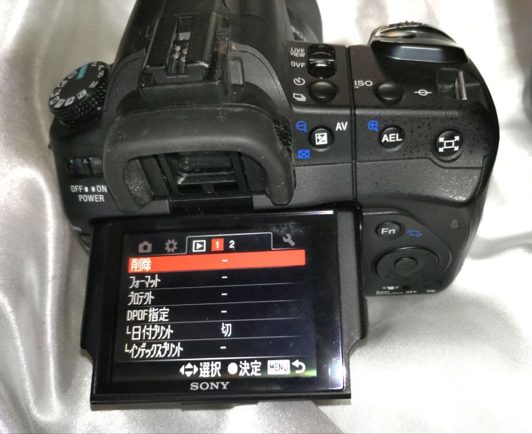 SONY α350 CCD 1400万画素 アルファ ストロボレンズ付 ソニー