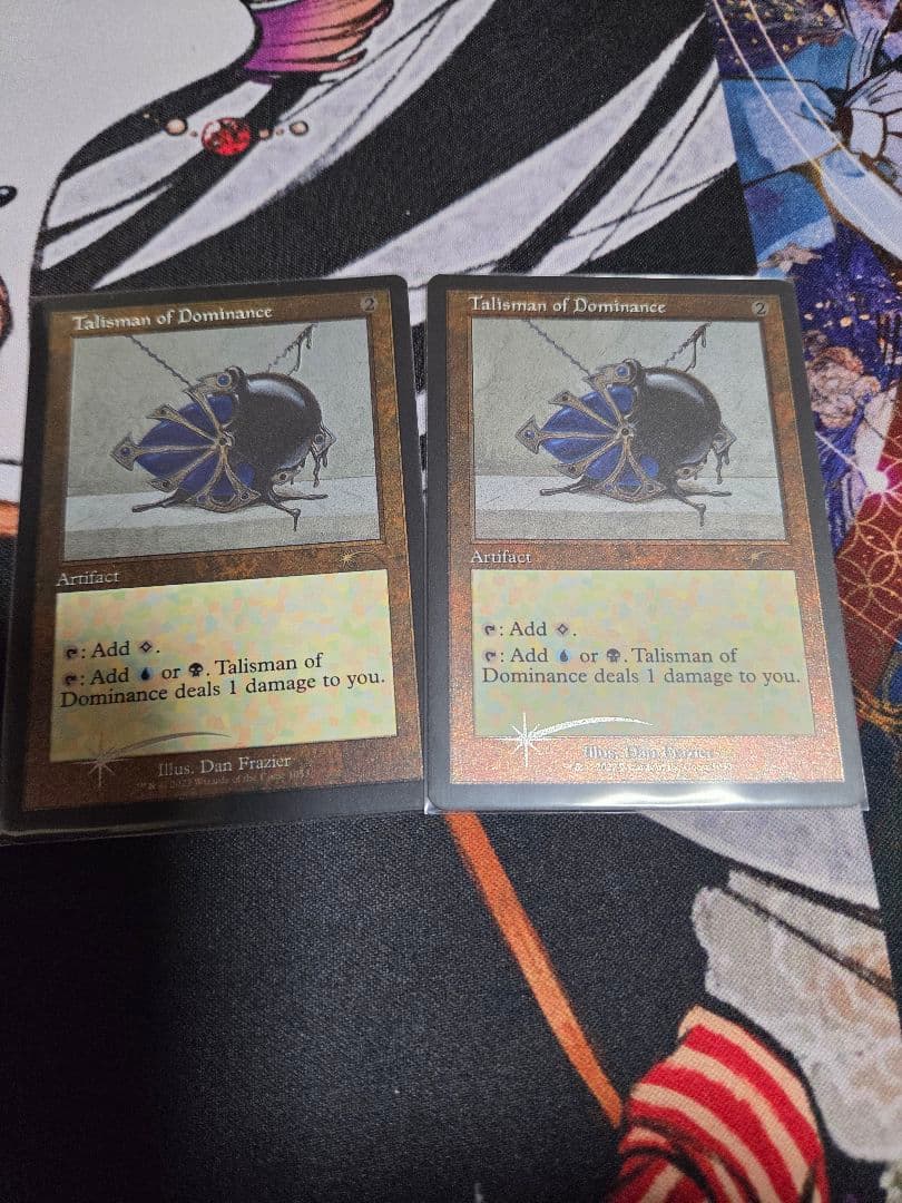 MTG 威圧のタリスマン　エッチング　foil