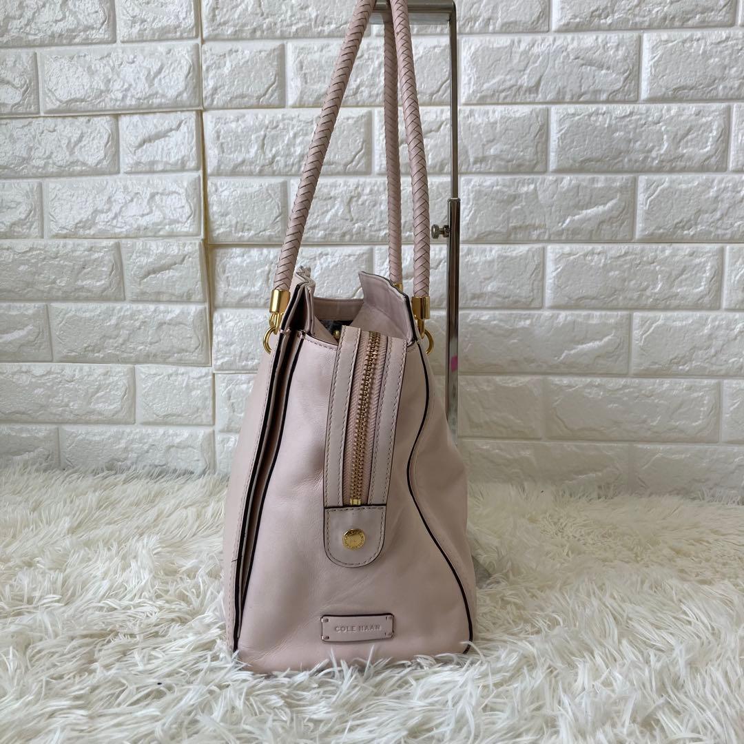 COLE HAAN✨ ベンソン II ワーク トート　オールレザー　ゴールド金具