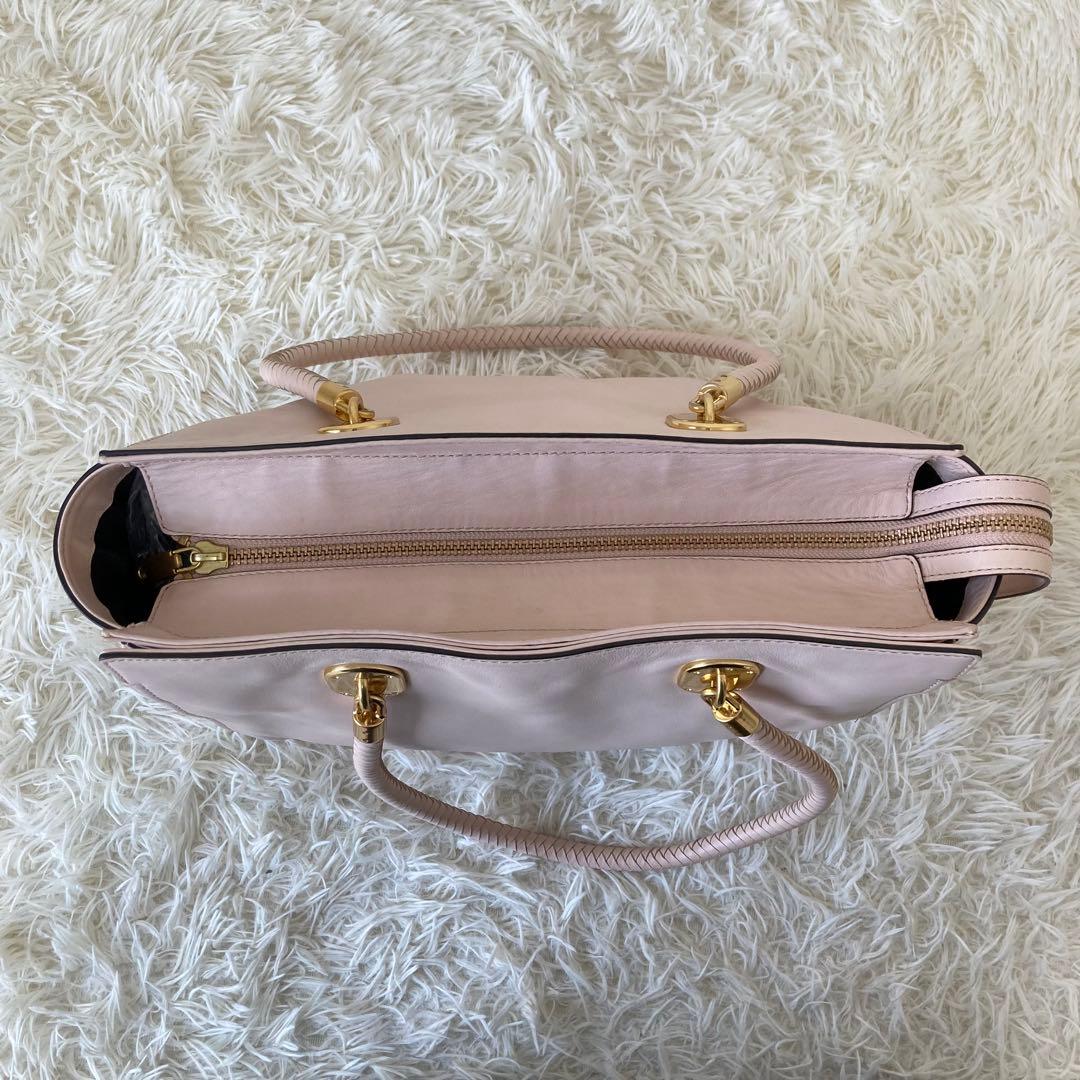 COLE HAAN✨ ベンソン II ワーク トート　オールレザー　ゴールド金具