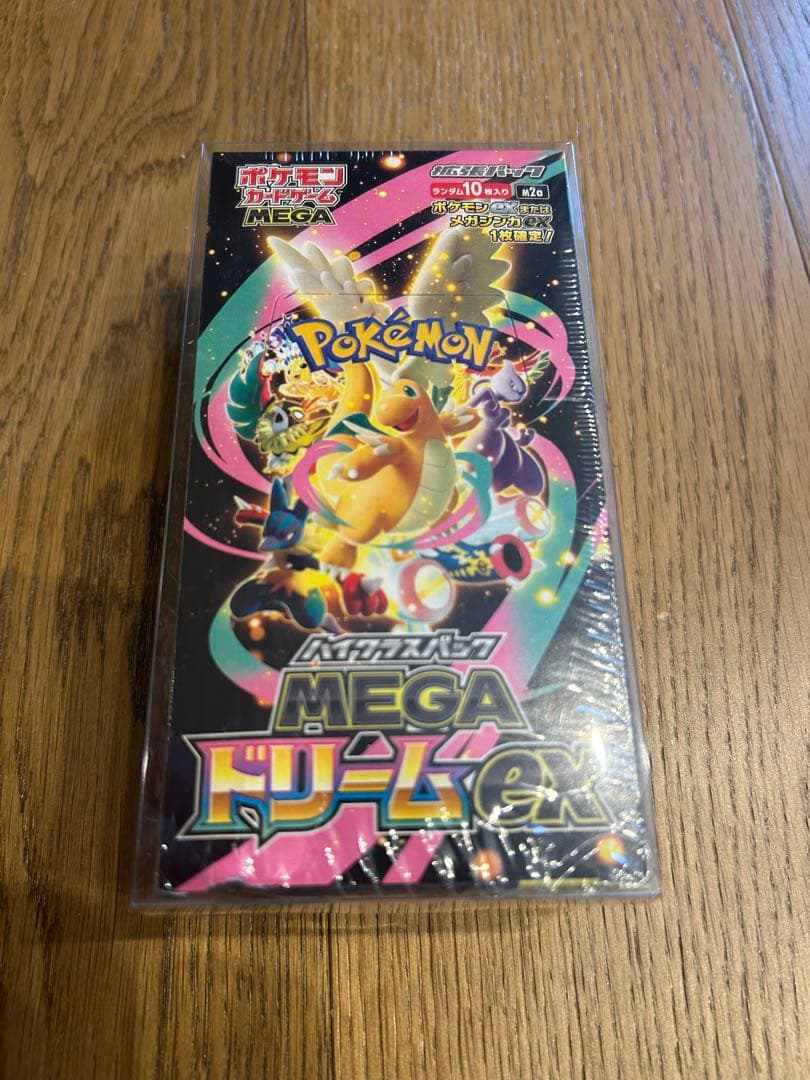 シュリンク付きポケモンカード　ハイクラスパックMEGAドリームex 1BOX
