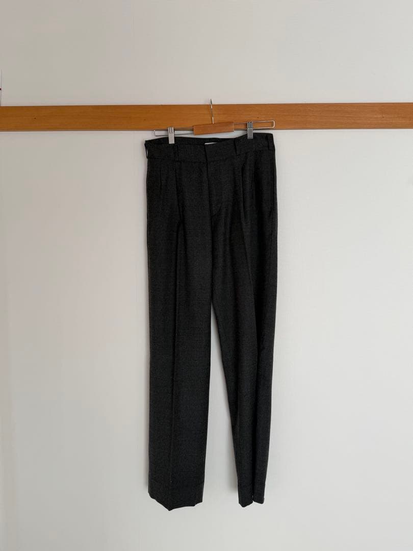 ダークグレー ダブルブレスト テーラードジャケット セット　スラックス