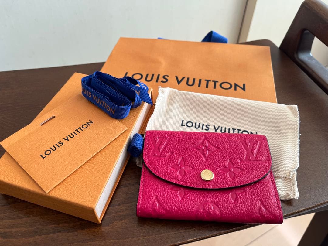【新品】LOUIS VUITTON ポルトモネ・ロザリ