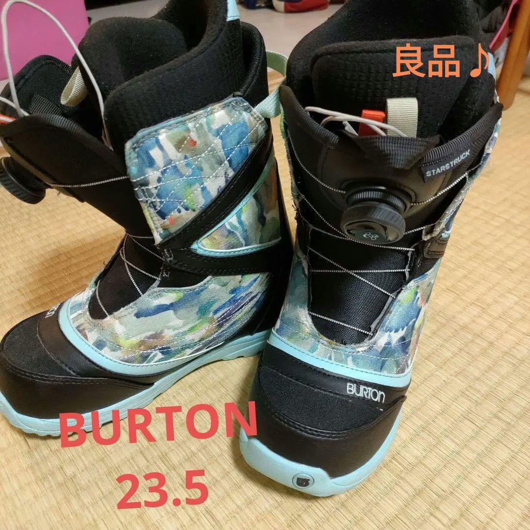 【中古】BURTON◆スノーボードブーツ/23.5cm/BOA/BLU/STA…