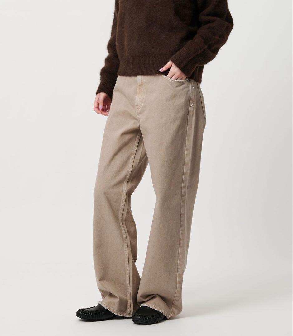 upper hights THE NIECE MD RISE デニムパンツ