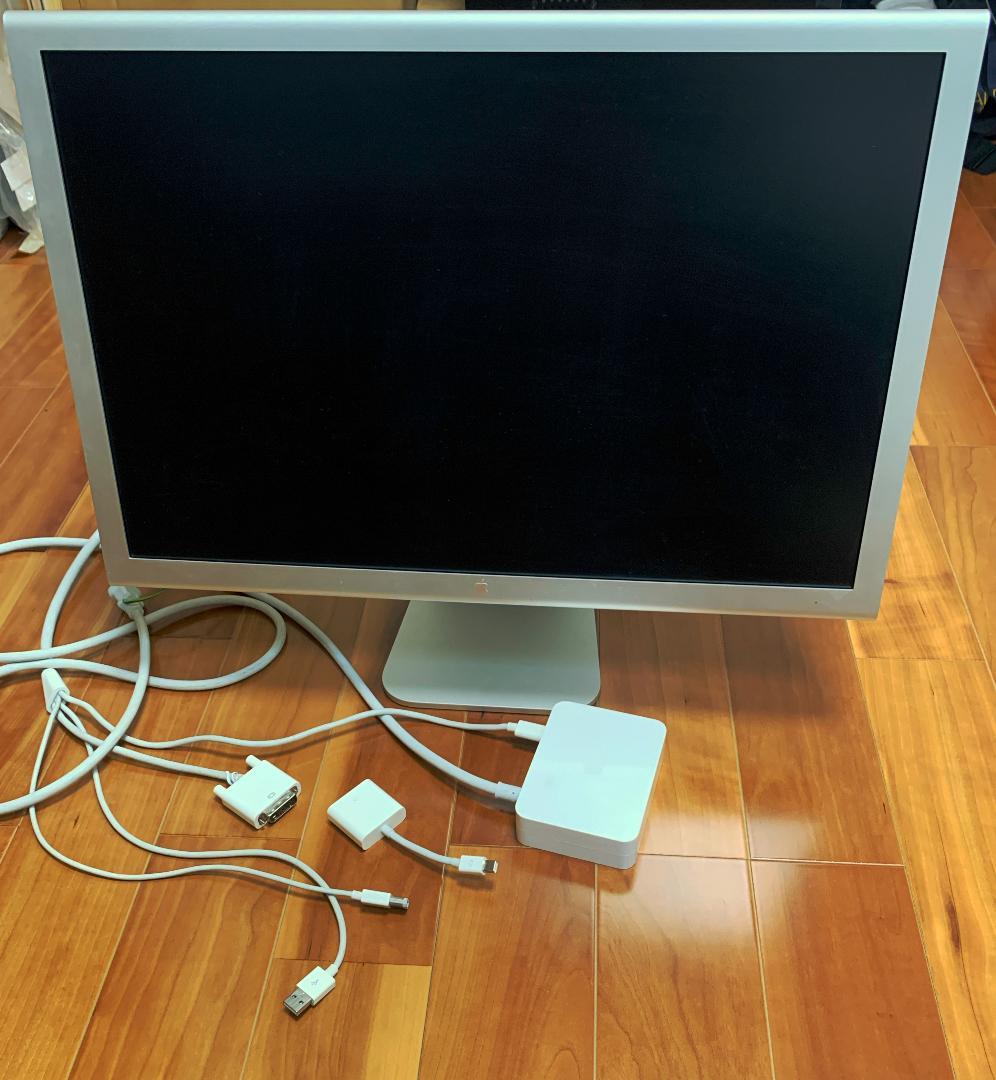 Apple Cinema HD Display 23 ディスプレイとおまけ付