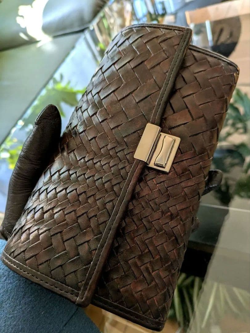 ♦️極美品♦️アイソラisora長財布 MALTAイントレチャート■大人の財布■