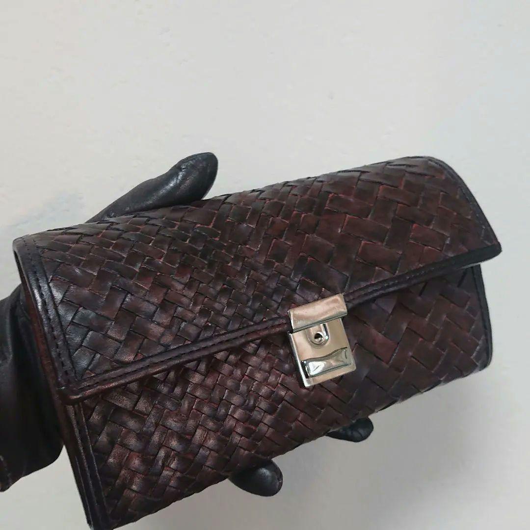 ♦️極美品♦️アイソラisora長財布 MALTAイントレチャート■大人の財布■