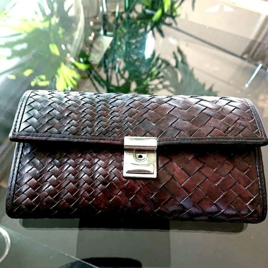 ♦️極美品♦️アイソラisora長財布 MALTAイントレチャート■大人の財布■