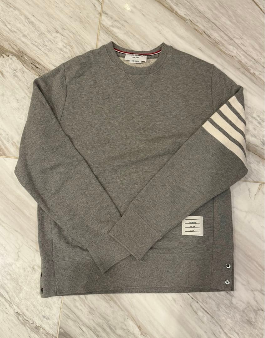 トムブラウン　スウェット　トレーナー　グレー 4サイズ鞠山
