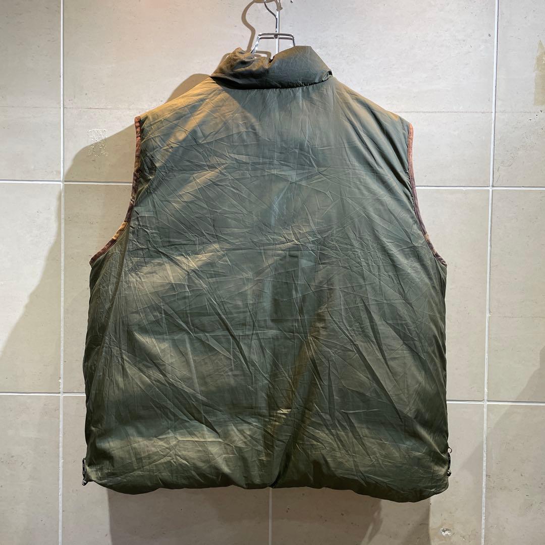 00s L.L.Bean リアルツリー リバーシブル ダウンベスト グリーン