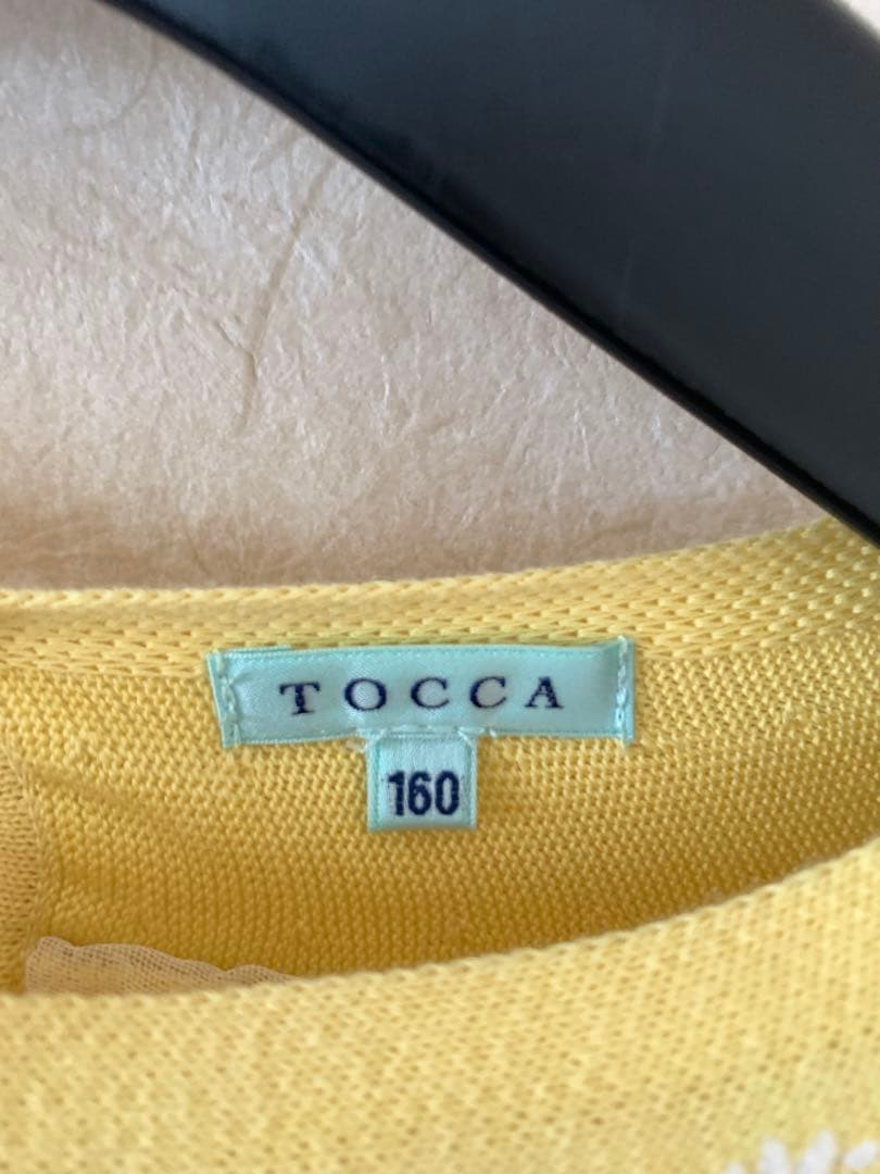 【専用】新品　トッカ　tocca 袖リブ　刺繍柄襟　カットソー　160