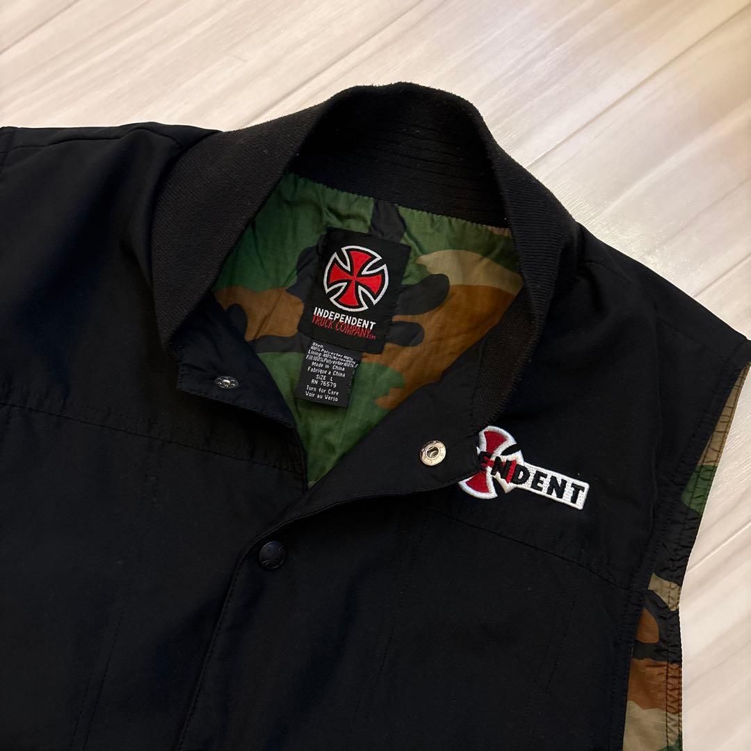 激レア スペシャル 90s INDEPENDENT カモフラ 中綿ベスト