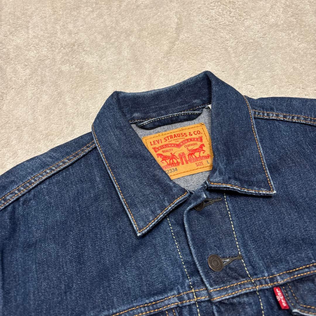 極美品✨L リーバイス 72334 デニムジャケット70506型 ポケ付き
