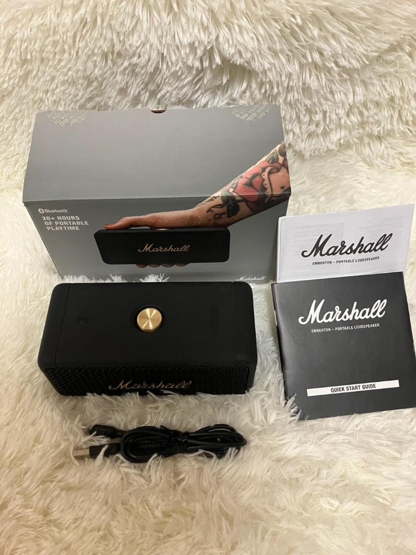 【簡易動作確認済】Marshall Emberton スピーカー ブラック