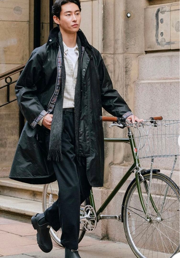 【新品・未使用】バブアー エクスモア ブラック サイズ40