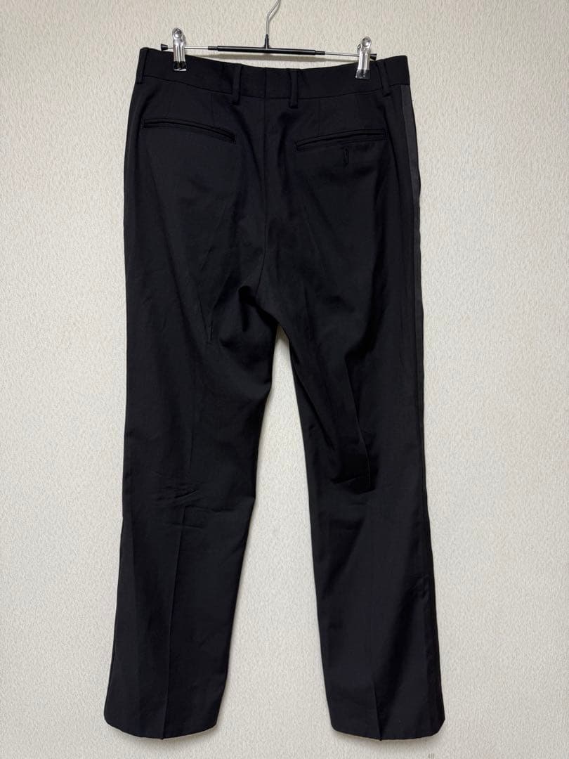 Sunflower バージンウール ストレート トラウザー　ブラック サイズ46