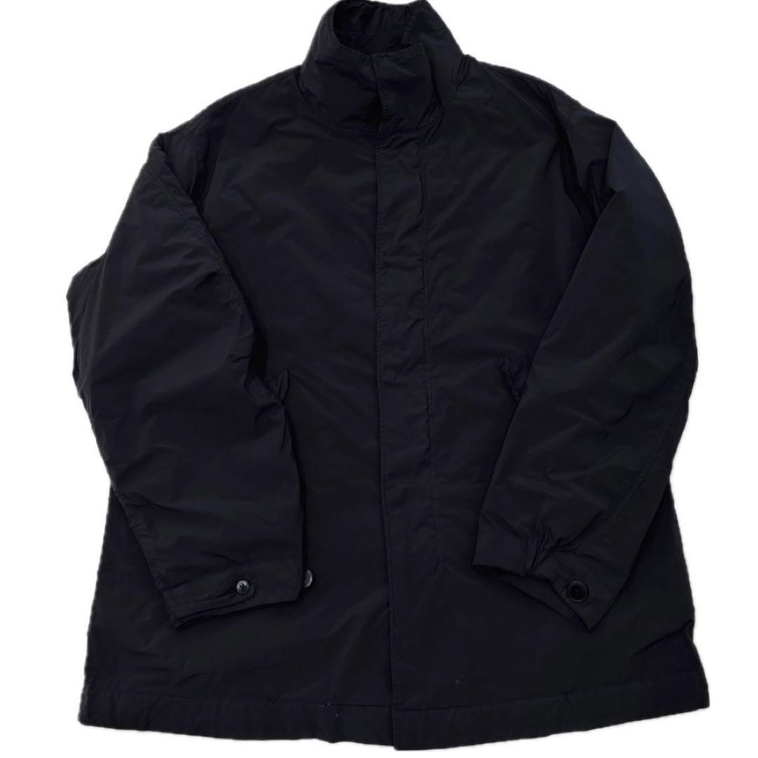 ATON / AIR WEATHER SHORT MODS COAT ブラック