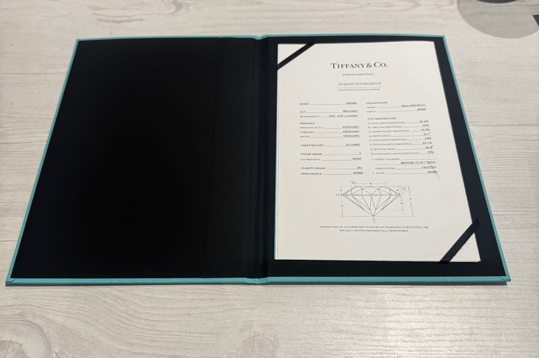 TIFFANY&Co. ハーモニー0.25ct