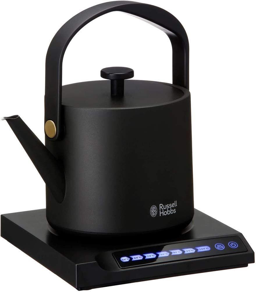 大石アンドアソシエイツ 電気ケトル 温度調整可能 0.6L 7106JP-BK