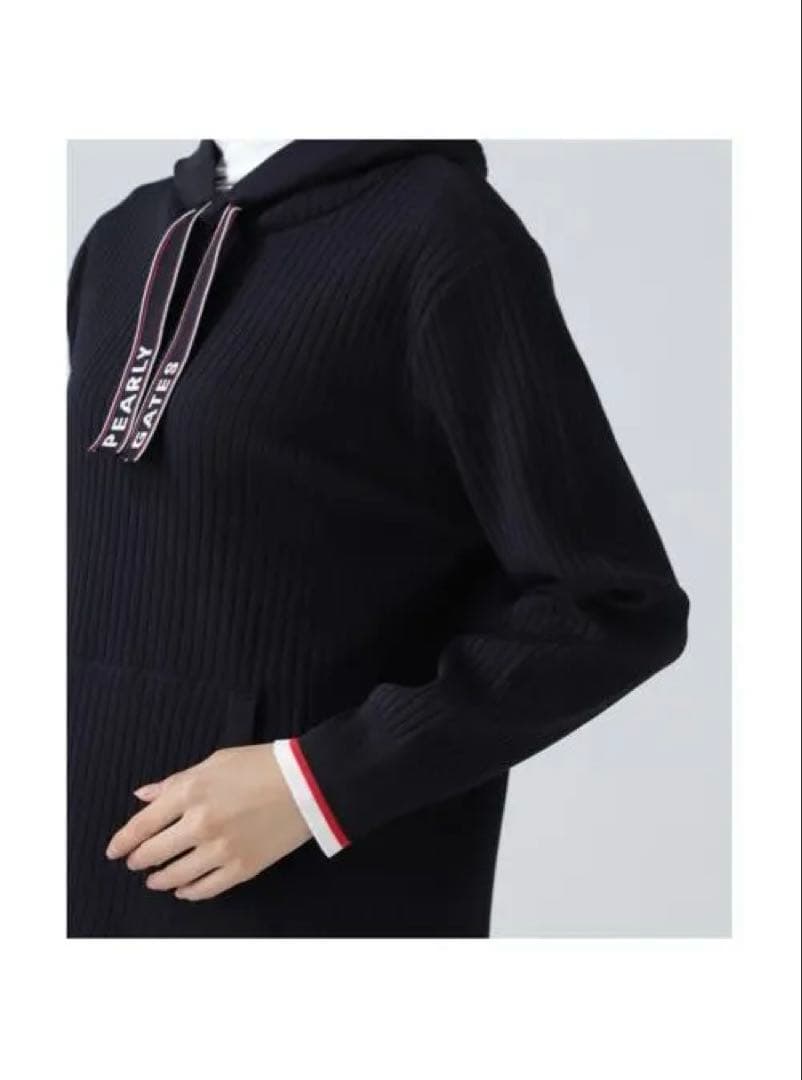 いちご♡新品パーリーゲイツ　フーディニットワンピース